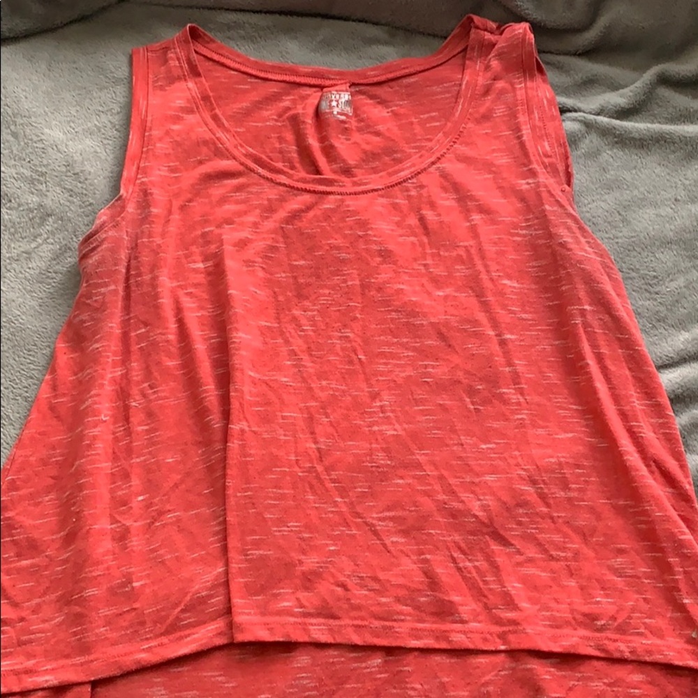 Converse high low shirt